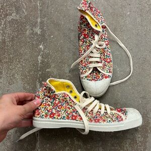 Bensimon floral High-Top Sneakers